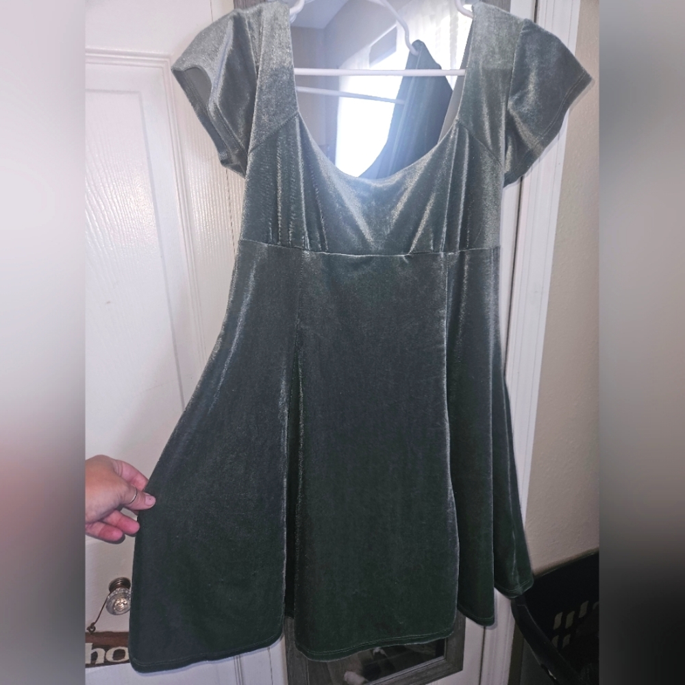 Dark green dress - Rewind